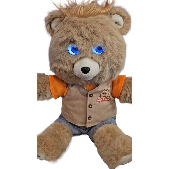 Teddy Ruxpin 2017 Animated Storytelling Bear Bluetooth LCD Eyes Tested Works Toy - Picture 1 of 14